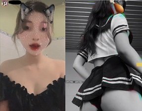 น้องสาวมีส่วนร่วมในความสนุกของน้องชายสองคน