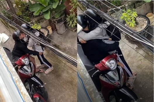 คู่รักมีเพศสัมพันธ์กันในห้องพักในโรงแรม