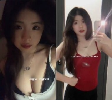 สาวสวยหลงใหลแฟนของเธอ