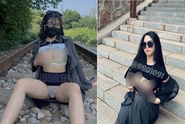 สาว ๆ หลุดออกจากการมีเพศสัมพันธ์กับคนรักหล่อ