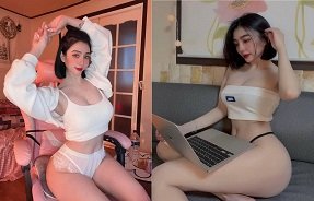 เด็กชายผู้โชคดีมีประสบการณ์เธออยู่ข้างหน้าอกของเธอ
